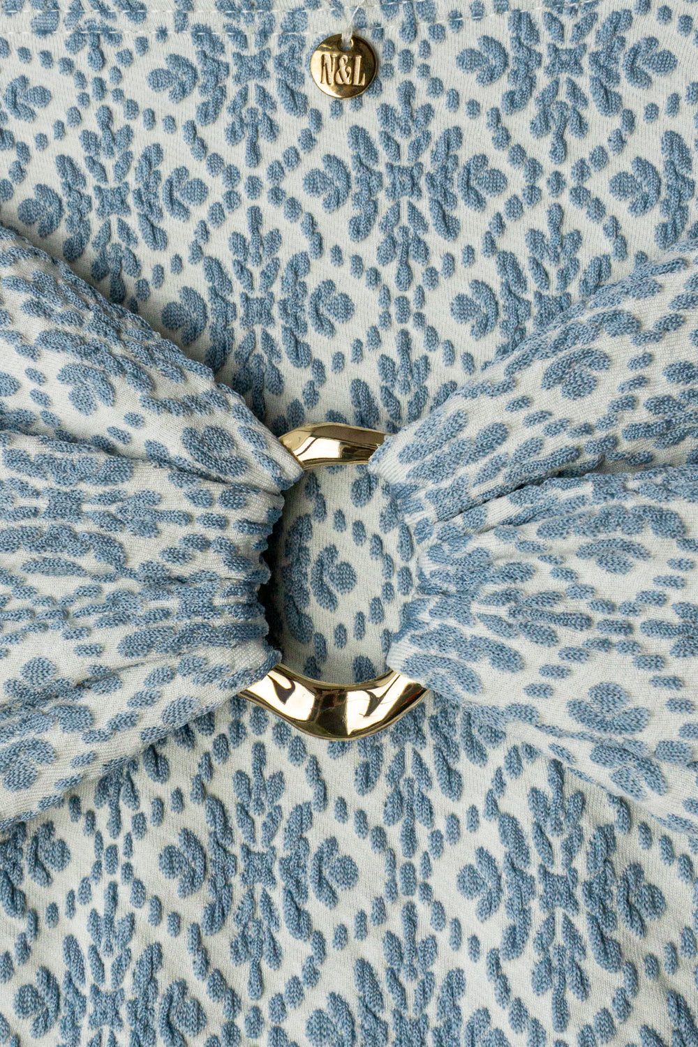 Amalfi Blu Bandeau Top