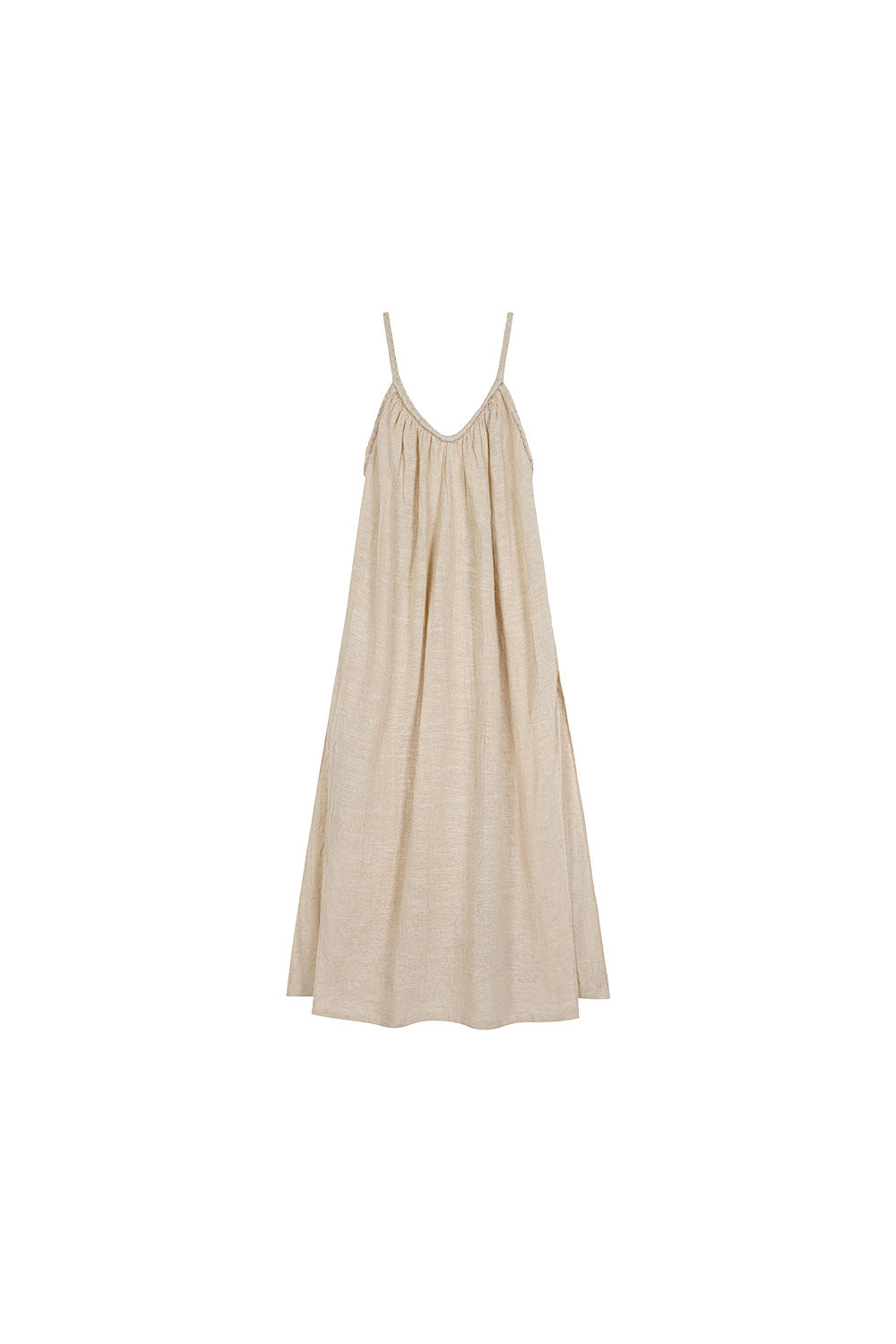 Linen Flow Dress Nature