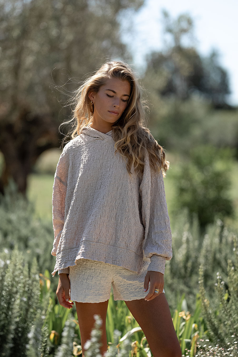 Hailey Hoodie Taupe