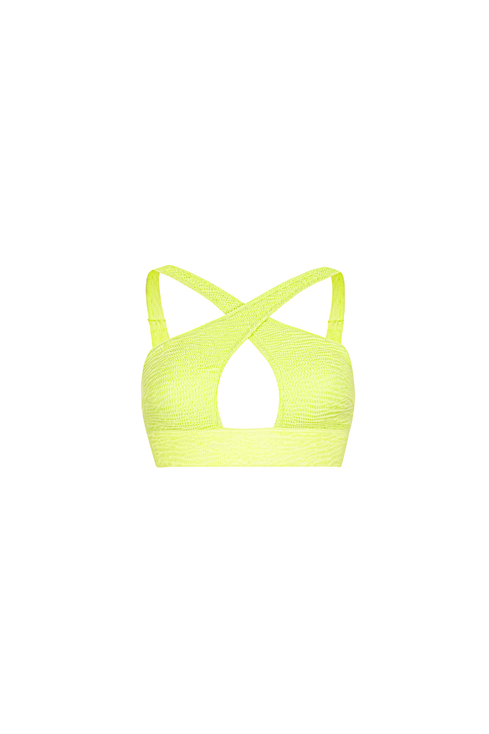 Lime Cross Top