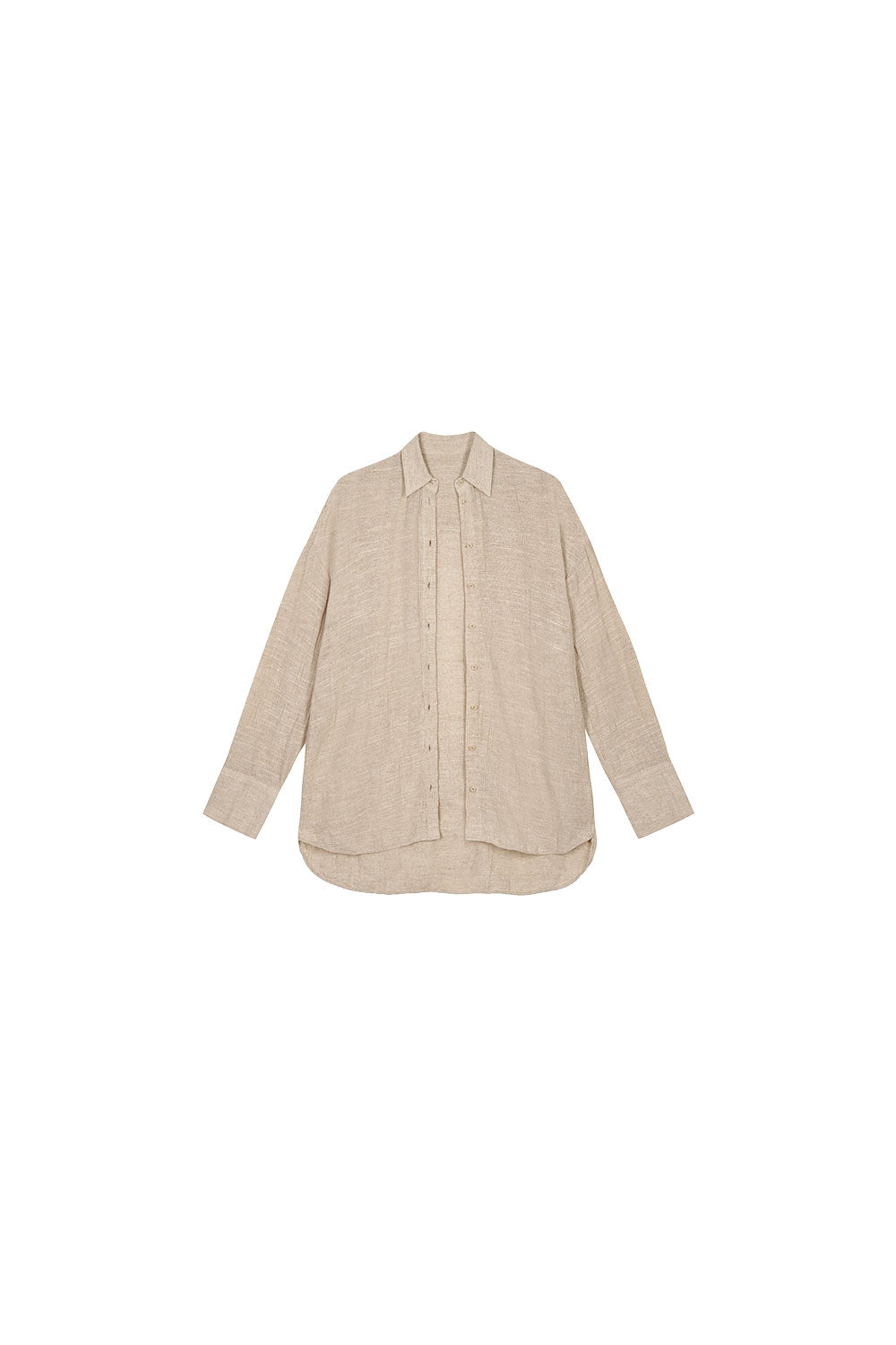 Linen Oversized Hemd Nature