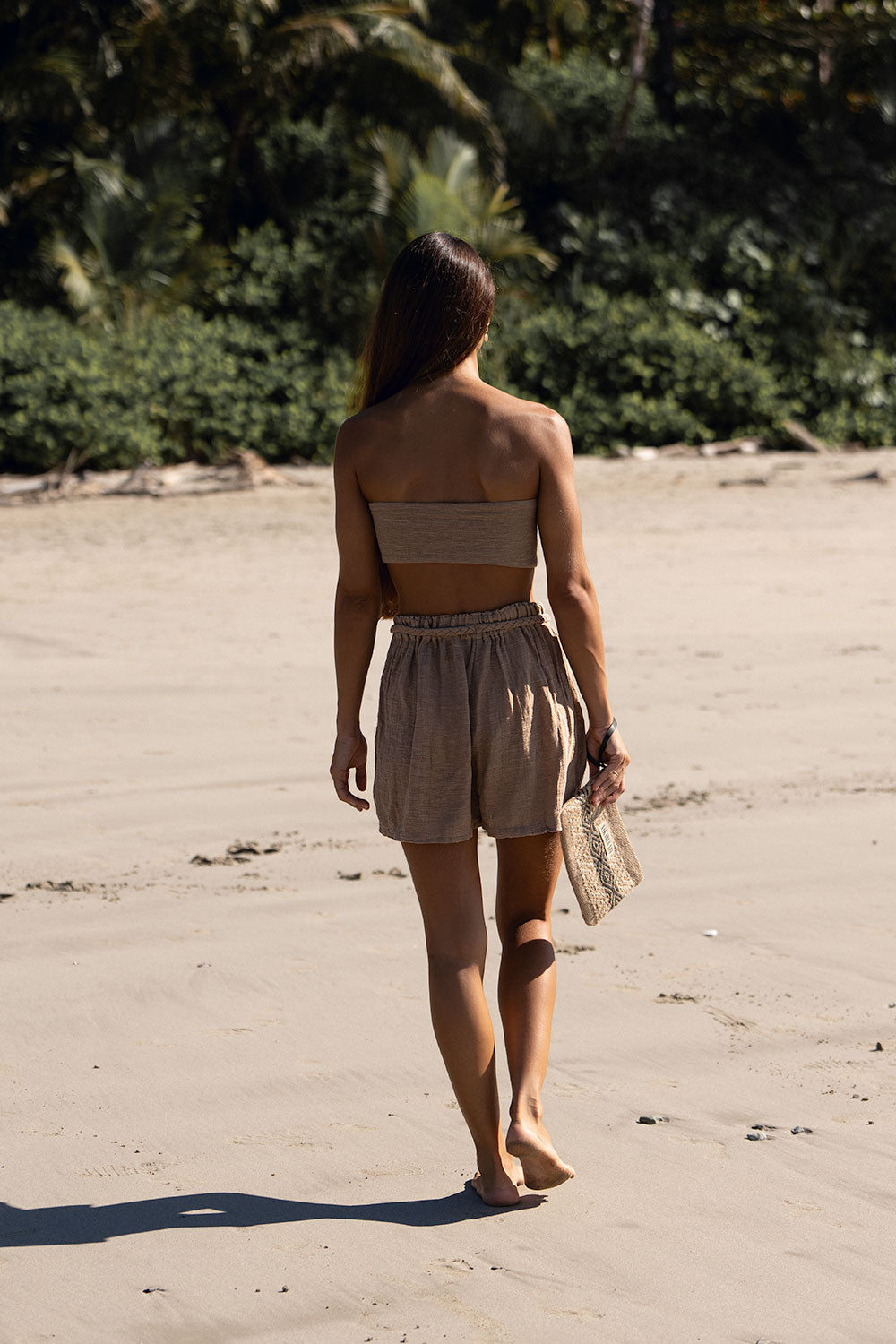 Linen Shorts Cacao