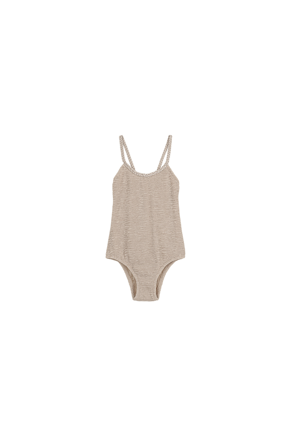Natural Taupe Badeanzug Girls