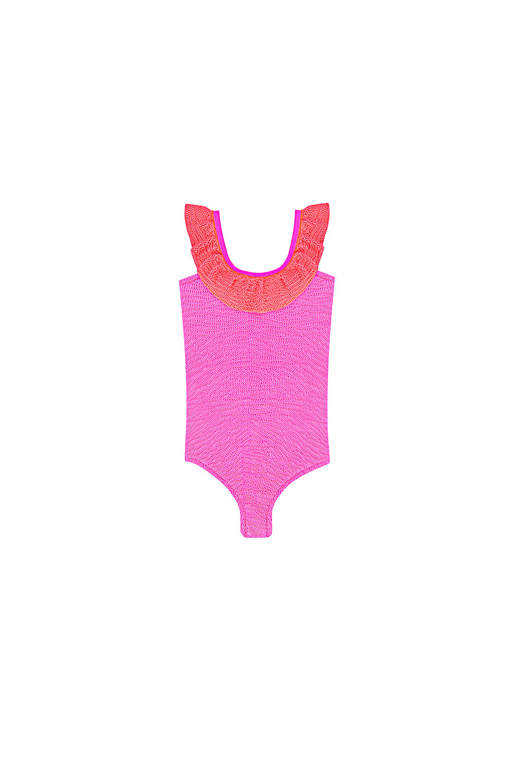 Pink Neon Ginger Badeanzug Girls