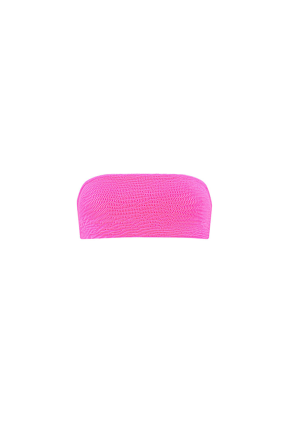Pink Neon Ginger Bandeau Top