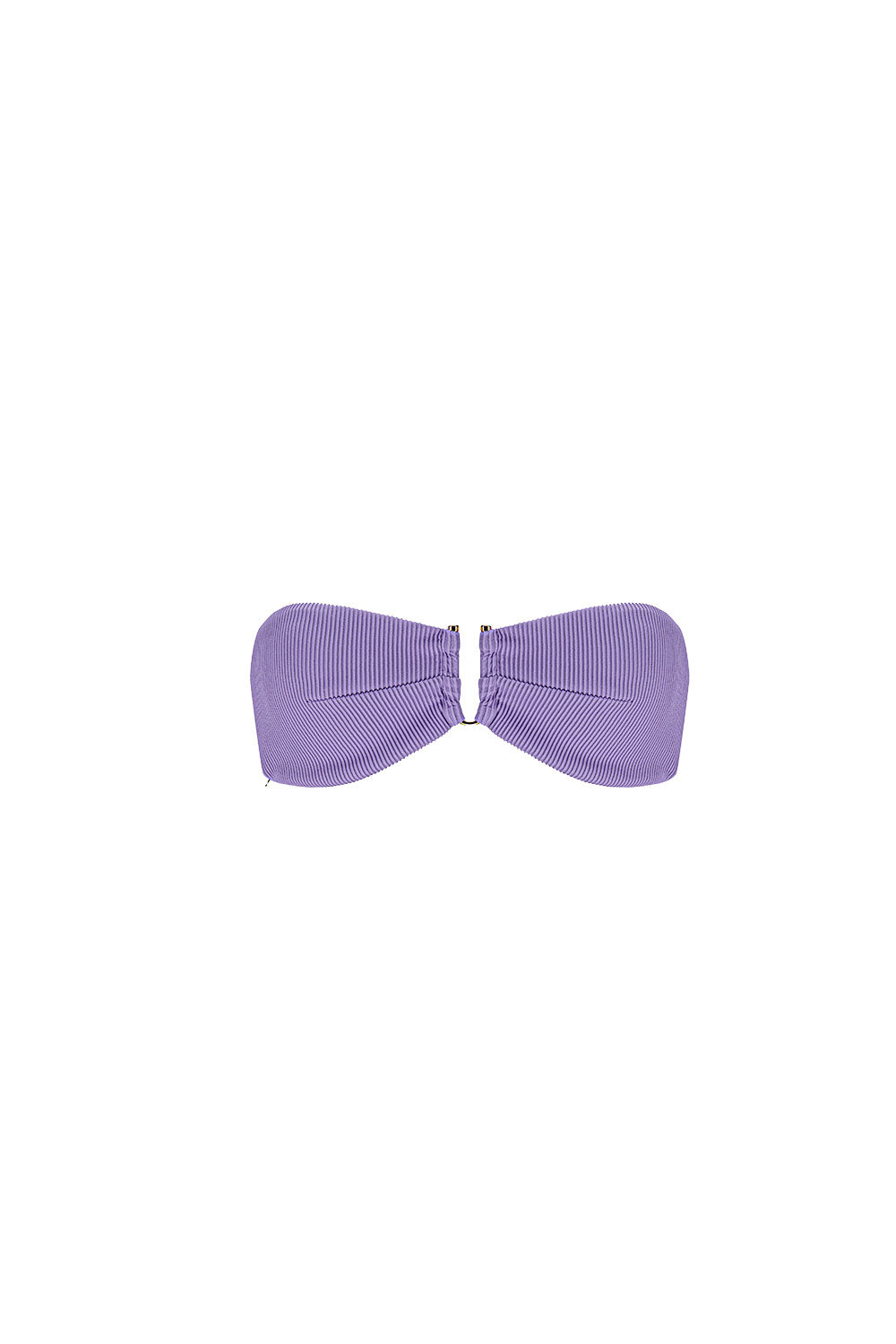 Purple Hibiscus Bandeau Top