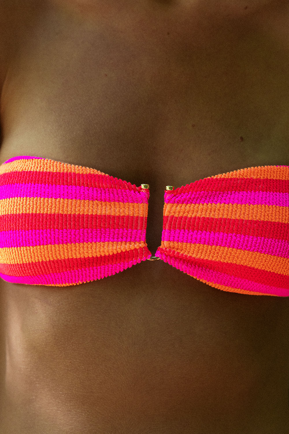 Tropical Fire Bandeau Top