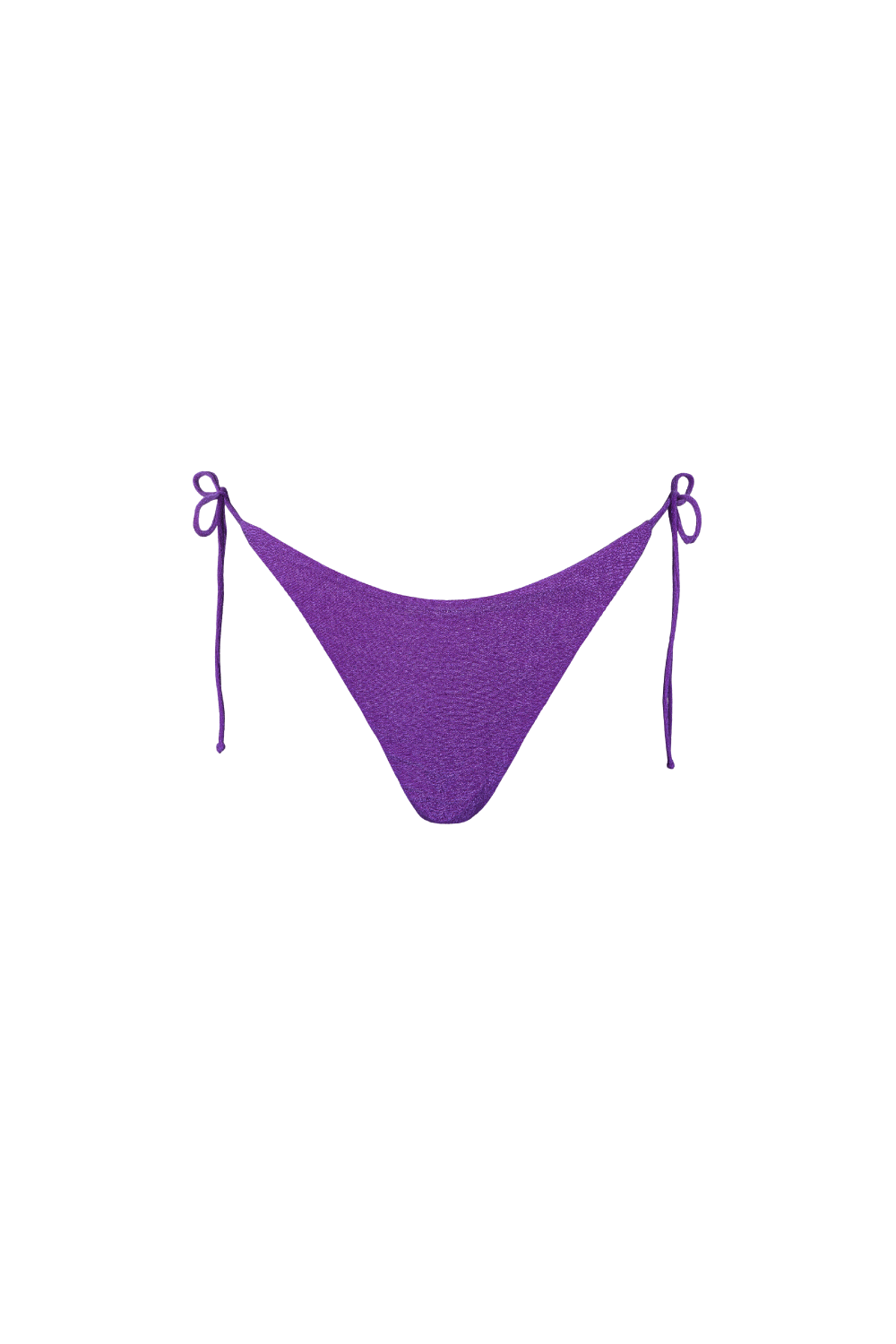 Lilane Bikini Hose aus samtartigem Strukturstoff mit Bändern zum Binden