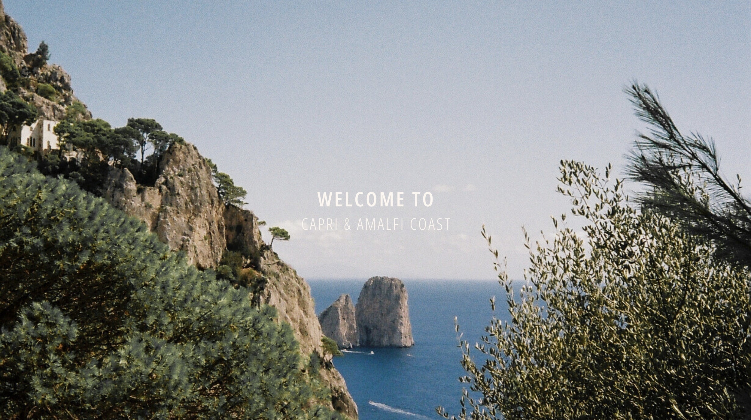 Welcome to Capri & Amalfi Coast Headerbild Szenic Caprifelsen