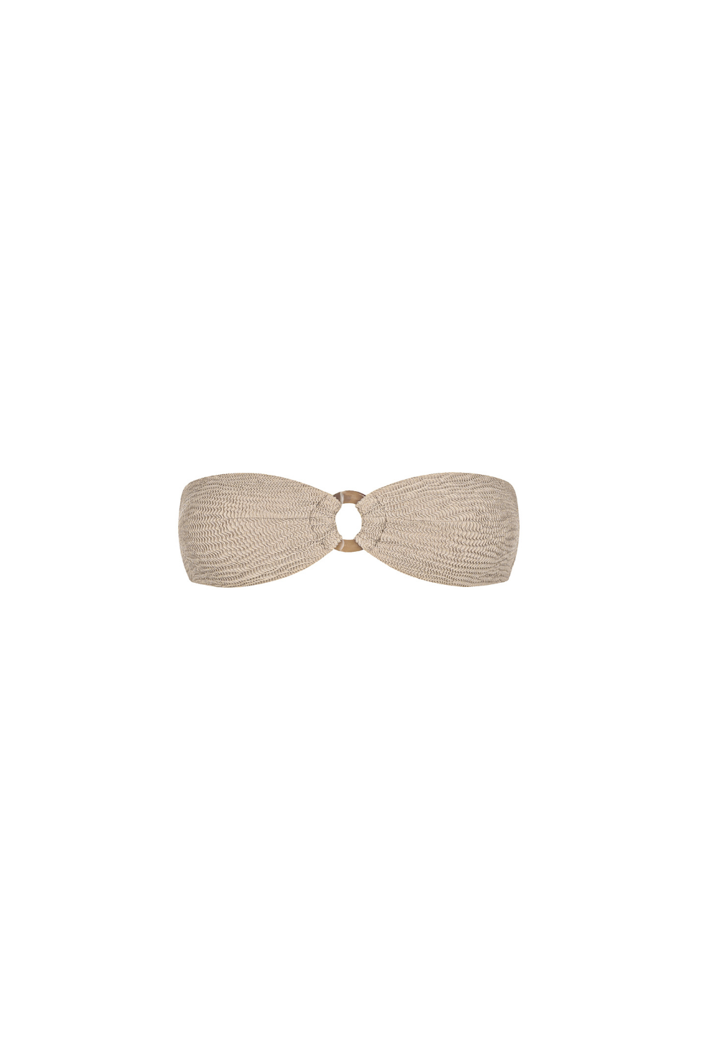 Natural Taupe Bandeau Top