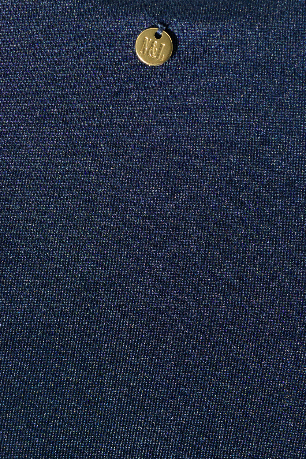 Shiny Baia Blu Bandeau Top