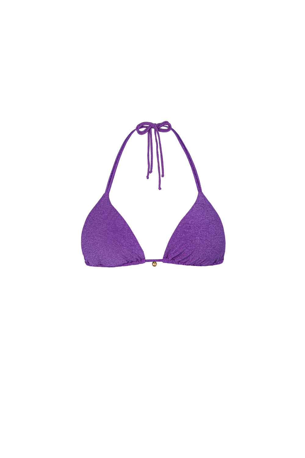 Lilanes Triangel Bikini Top aus samtartigem Strukturstoff, NAKARI&LUI